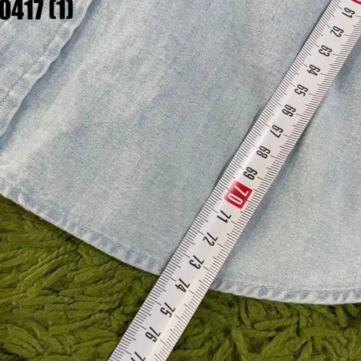 [SOLD OUT] 폴로 랄프로렌 연청 데님셔츠 긴팔 L