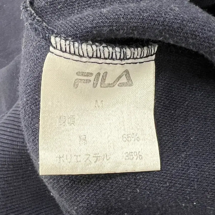[BUNJANG] FILA Navy Logo Sweatshirt / FILA 휠라 네이비 로고 맨투맨 M