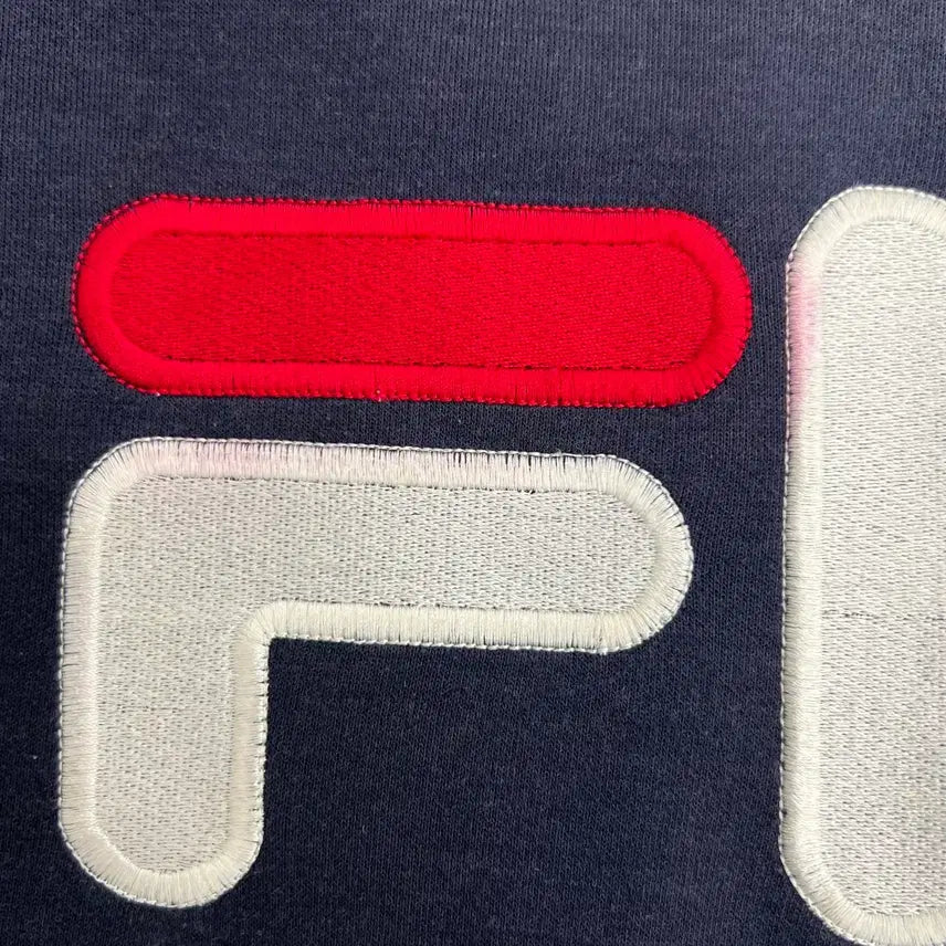 [BUNJANG] FILA Navy Logo Sweatshirt / FILA 휠라 네이비 로고 맨투맨 M