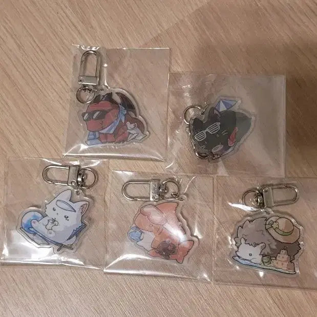 [BUNJANG] Lilac Relay Animal Keyring / 리레 동물 키링