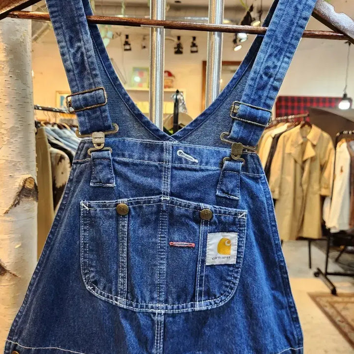 [SOLD OUT] 남,여 31사이즈 미만) carhartt 칼하트 오버롤 데님 팬츠