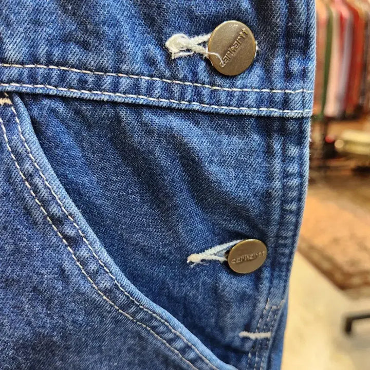 [SOLD OUT] 남,여 31사이즈 미만) carhartt 칼하트 오버롤 데님 팬츠