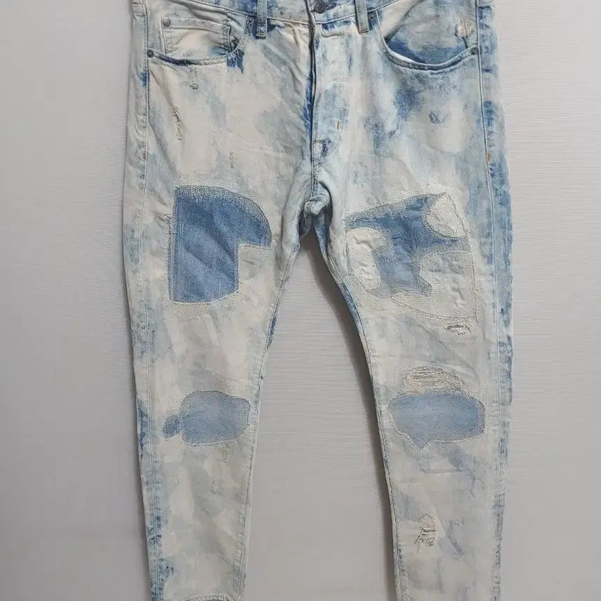 [BUNJANG] Polo Ralph Lauren Patch Denim Jeans / 폴로 랄프로렌 패치 데님 워싱 청바지