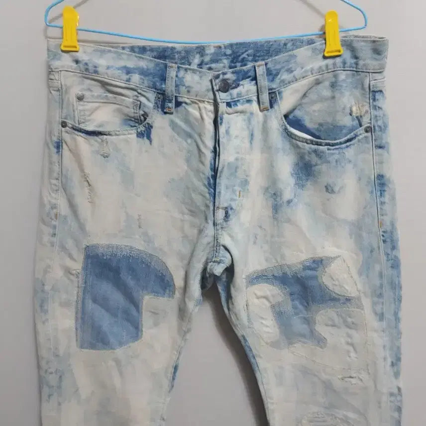 [BUNJANG] Polo Ralph Lauren Patch Denim Jeans / 폴로 랄프로렌 패치 데님 워싱 청바지
