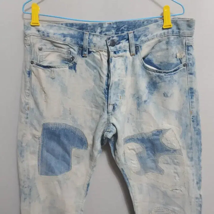 [BUNJANG] Polo Ralph Lauren Patch Denim Jeans / 폴로 랄프로렌 패치 데님 워싱 청바지