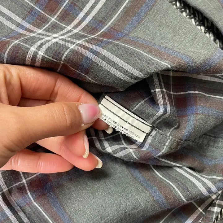 [BUNJANG] Henry Cotton Deep Green Check Shirt (Size 95) / 헨리코튼 딥그린 체크셔츠 95