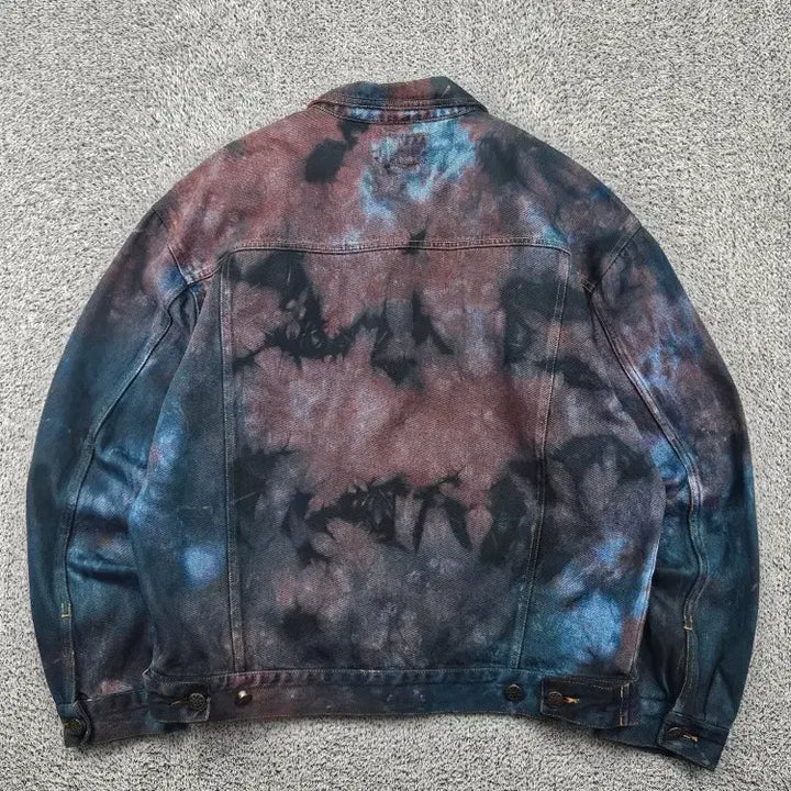 [BUNJANG] TRULY Denim Trucker Jacket Dying Custom (M) / TRULY 데님 트러커 자켓 다잉커스텀 ( M ) / 11880