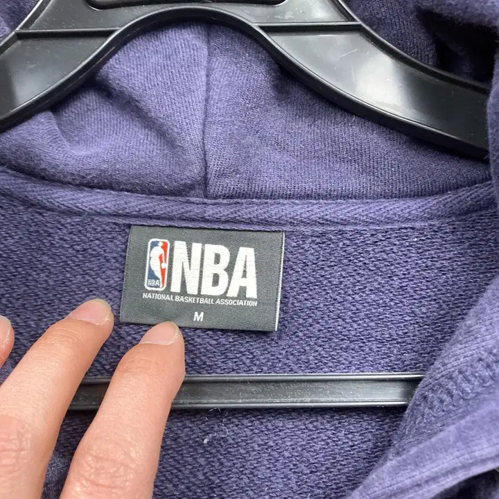 [BUNJANG] NBA Navy Hooded Zip-Up / NBA 네이비 후드집업