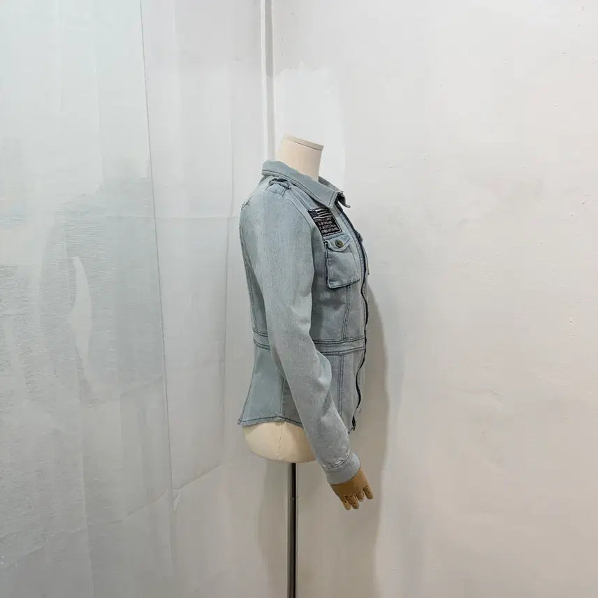 [BUNJANG] Vintage Light Blue Jacket / 와펜 연청자켓 빈티지 2611