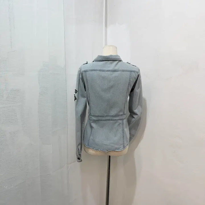 [BUNJANG] Vintage Light Blue Jacket / 와펜 연청자켓 빈티지 2611