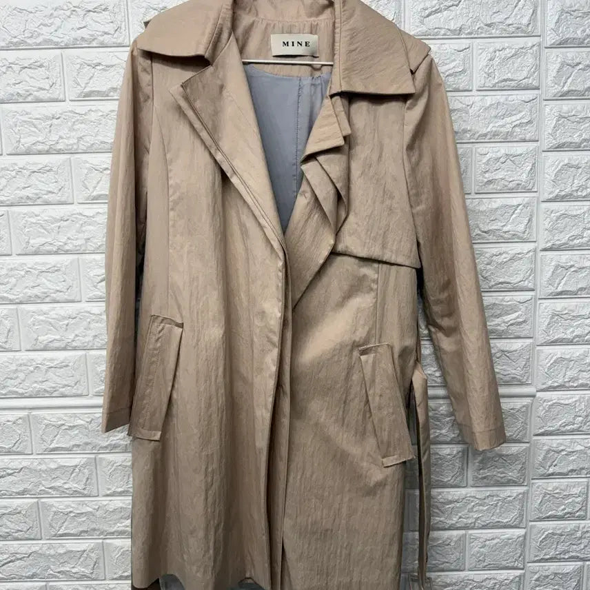 [SOLD OUT] MINE 마인 베이지 트렌치코트