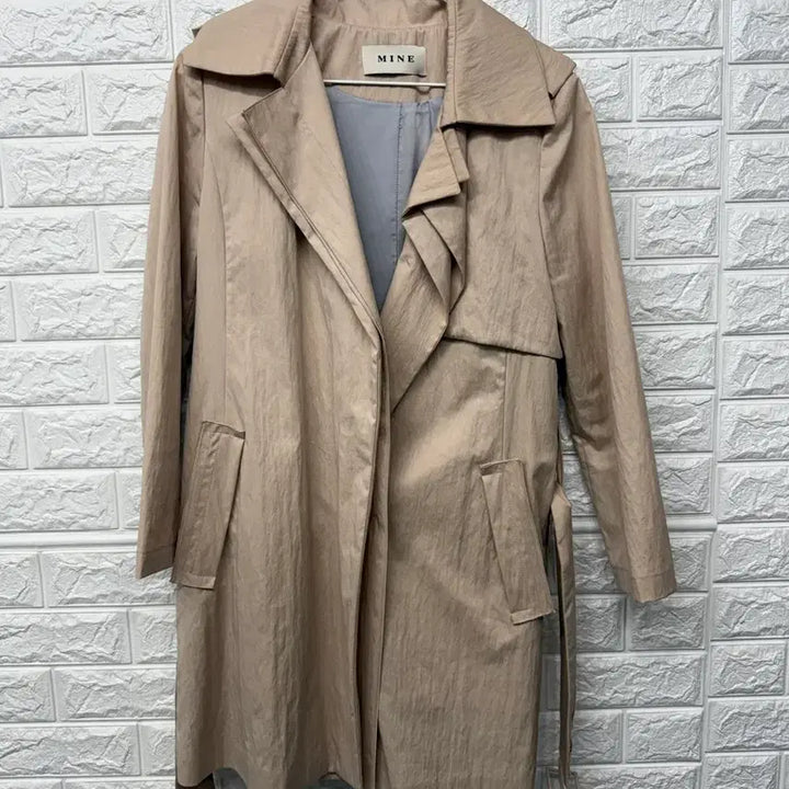 [SOLD OUT] MINE 마인 베이지 트렌치코트