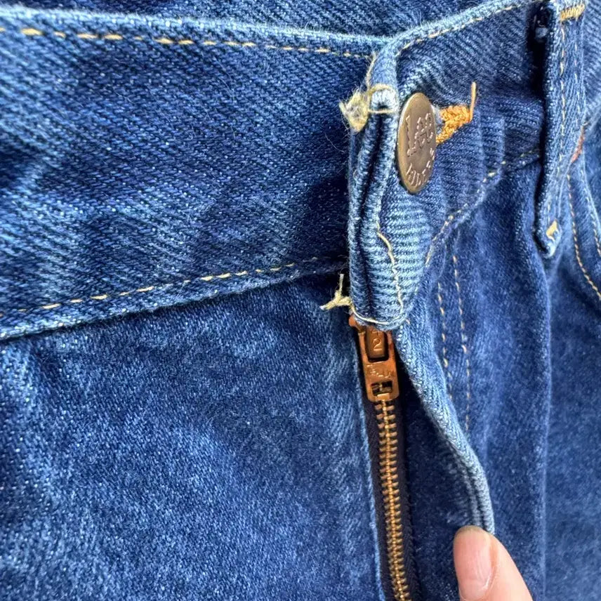 [BUNJANG] Lee 200 Talon Zipper Western Wash Denim Pants / 70s lee 빈티지 200 talon 지퍼 웨스턴 워싱 데님 팬츠 31