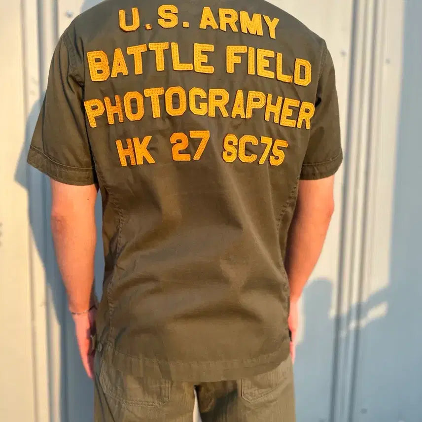 [BUNJANG] Avirex U.S. Flight Short Sleeve Shirt / Avirex U.S 플라이트 반팔 셔츠
