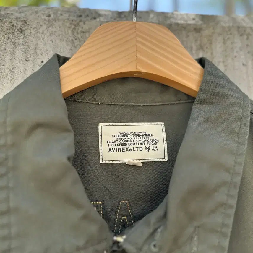 [BUNJANG] Avirex U.S. Flight Short Sleeve Shirt / Avirex U.S 플라이트 반팔 셔츠