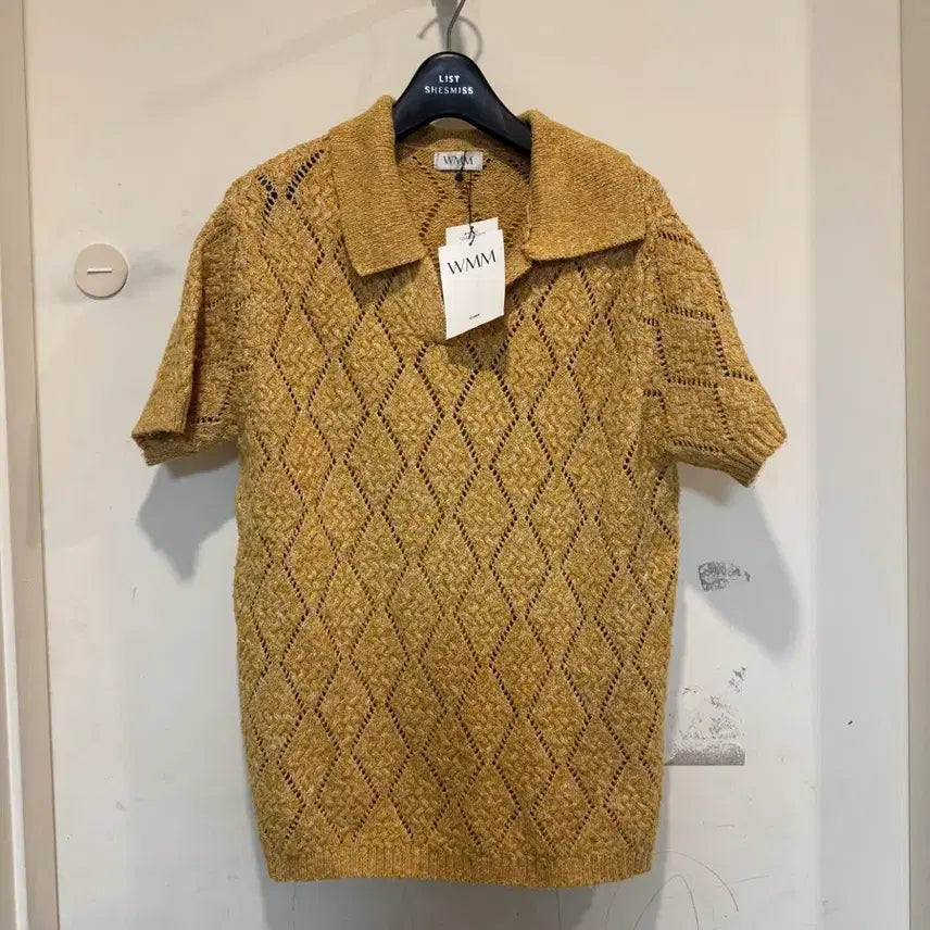 [BUNJANG] WMM Studio Argyle Polo Shirt / 새상품 wmm 스튜디오 아가일 폴로 셔츠