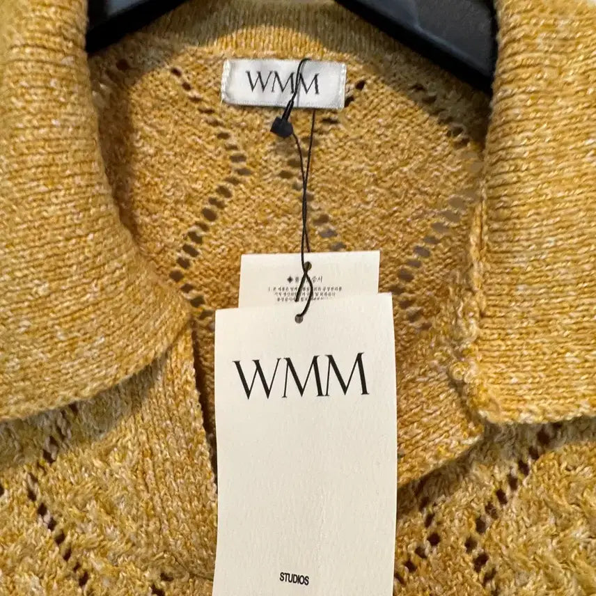 [BUNJANG] WMM Studio Argyle Polo Shirt / 새상품 wmm 스튜디오 아가일 폴로 셔츠