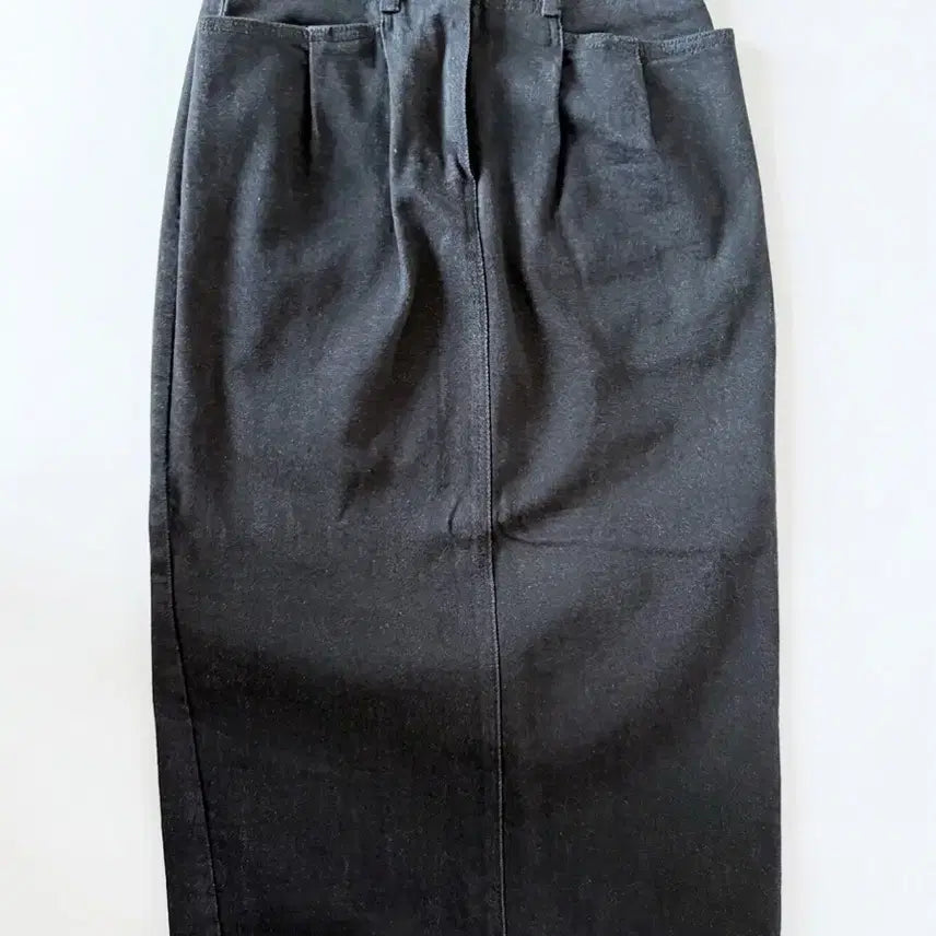 [BUNJANG] Time Black H-Line Midi Skirt / Time 타임 블랙H라인 미디 스커트