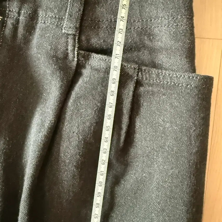 [BUNJANG] Time Black H-Line Midi Skirt / Time 타임 블랙H라인 미디 스커트