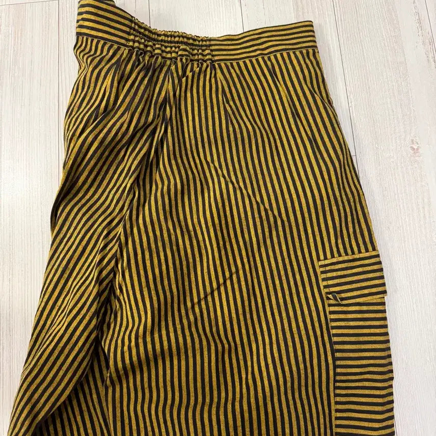 [BUNJANG] Striped Cargo Jogger Pants / 냉장고바지 발리바지 여자조거 여자카고조거 여성조거 요가바지 여름조거 줄무