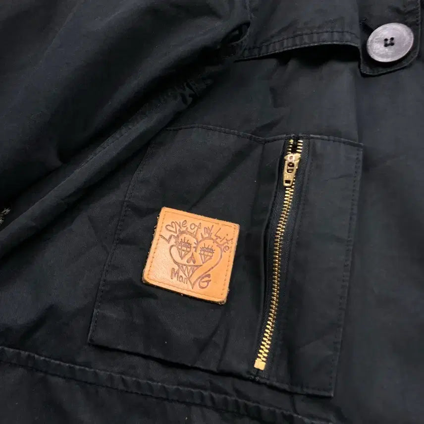 [BUNJANG] Graphist Man.G Graphic Point Long Field Jacket / 그라피스트 만지 그래픽 포인트 롱 야상 자켓