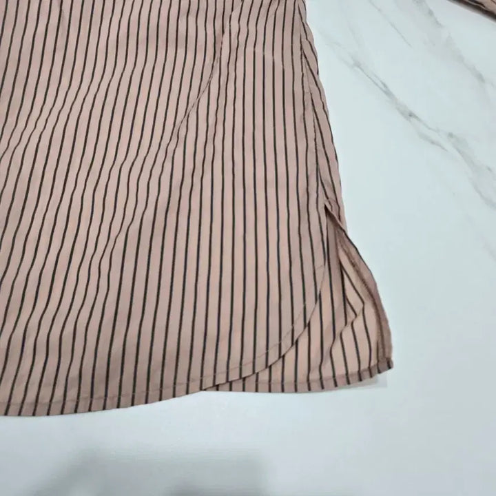 [BUNJANG] Zigot Striped Shirt Dress / 지고트 스트라이프 셔츠 원피스 7부