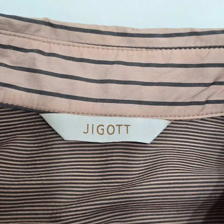 [BUNJANG] Zigot Striped Shirt Dress / 지고트 스트라이프 셔츠 원피스 7부