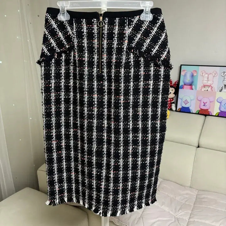 [BUNJANG] It Misha Tweed Long Skirt / [28]잇미샤 트위드치마
