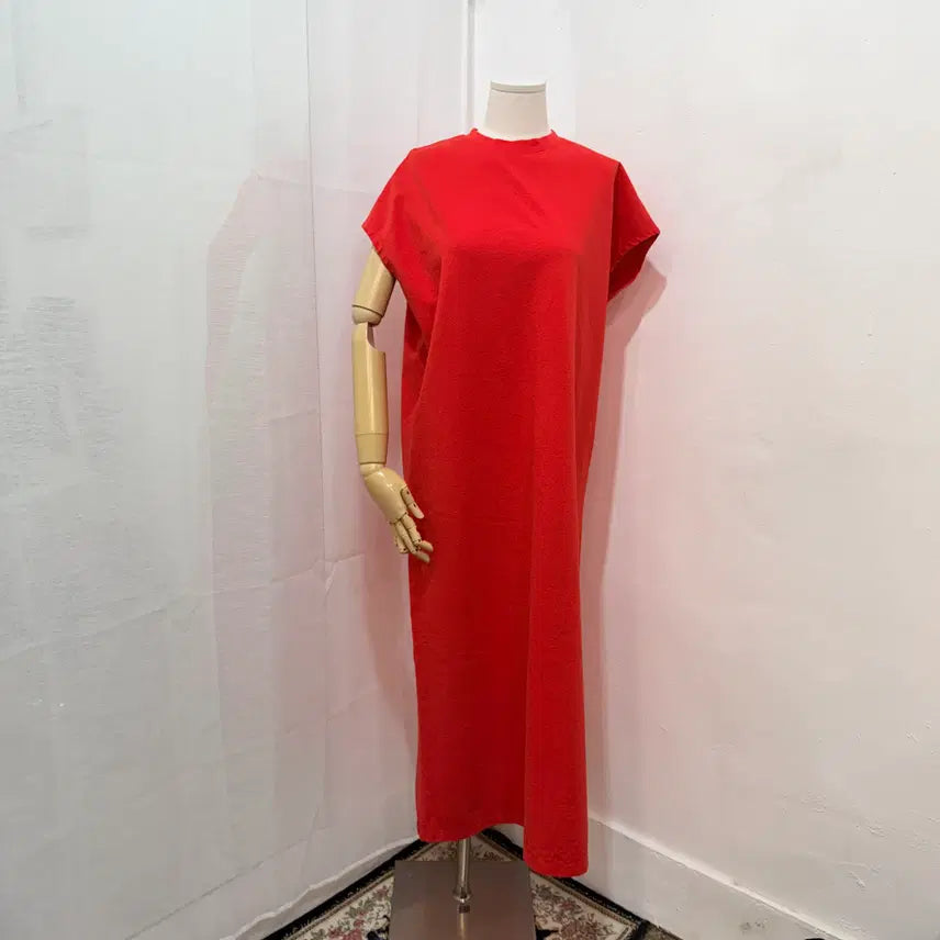 [BUNJANG] Tiwana Red Sleeveless Maxi Dress / tiwana 레드 나시원피스 롱원피스 롱드레스 3328