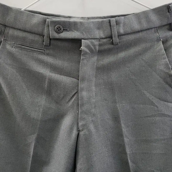 [BUNJANG] Vintage Minimalist Gray Slacks Pants / 빈티지 미니멀 긱시크 그레이 슬랙스팬츠