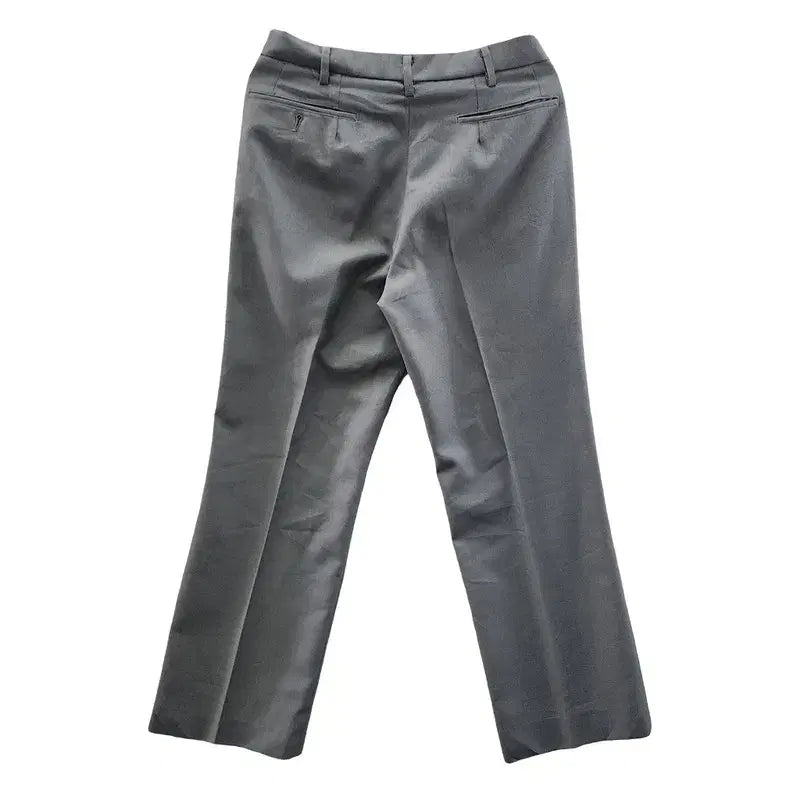 [BUNJANG] Vintage Minimalist Gray Slacks Pants / 빈티지 미니멀 긱시크 그레이 슬랙스팬츠