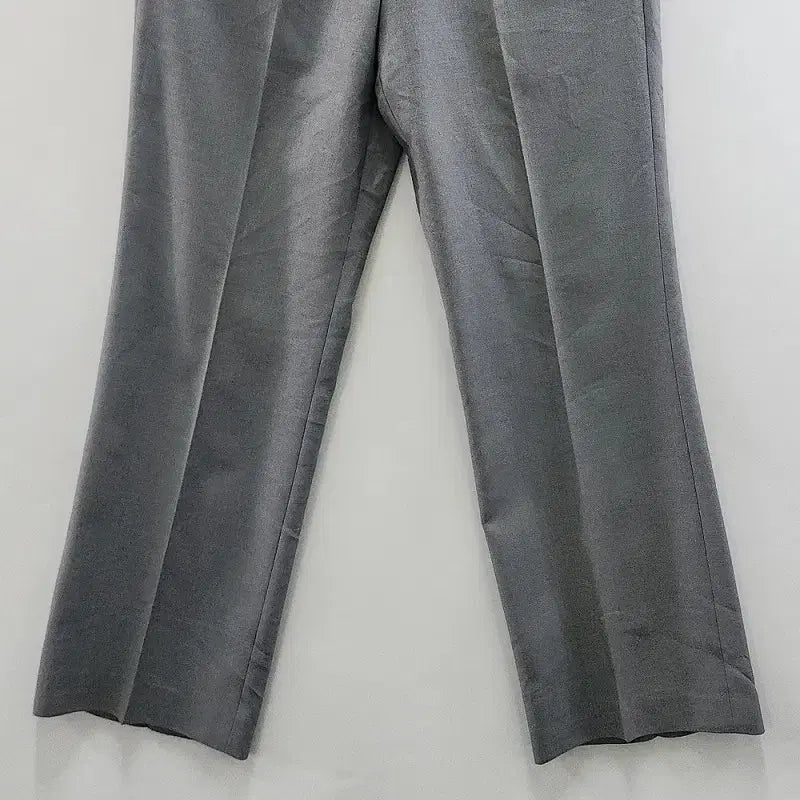 [BUNJANG] Vintage Minimalist Gray Slacks Pants / 빈티지 미니멀 긱시크 그레이 슬랙스팬츠