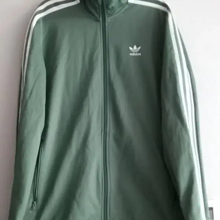 [BUNJANG] Adidas Beckenbauer Khaki Track Top Jersey / 아디다스 베켄바우어 카키 트랙탑 저지 져지집업 95/M