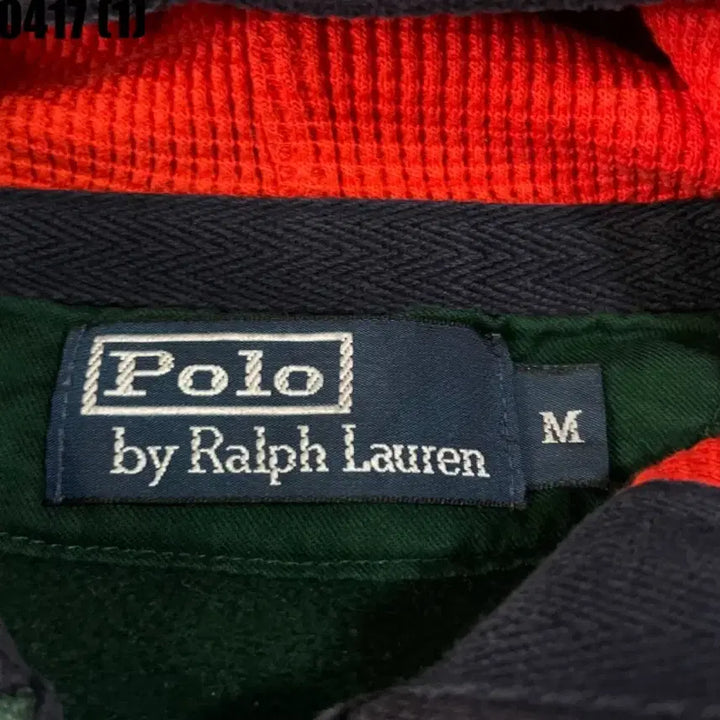 [BUNJANG] Polo Ralph Lauren Two-Tone Hooded Zip-up Jacket / 폴로 랄프로렌 후드집업 그린 네이비 M