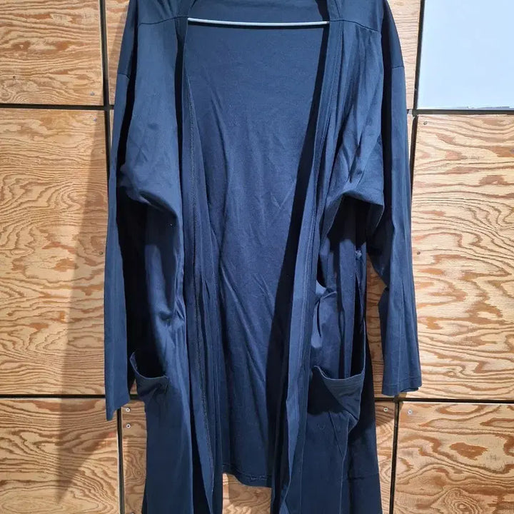 [BUNJANG] The White Shop Black Long Cardigan / 화이더아커만 블랙 롱 가디건