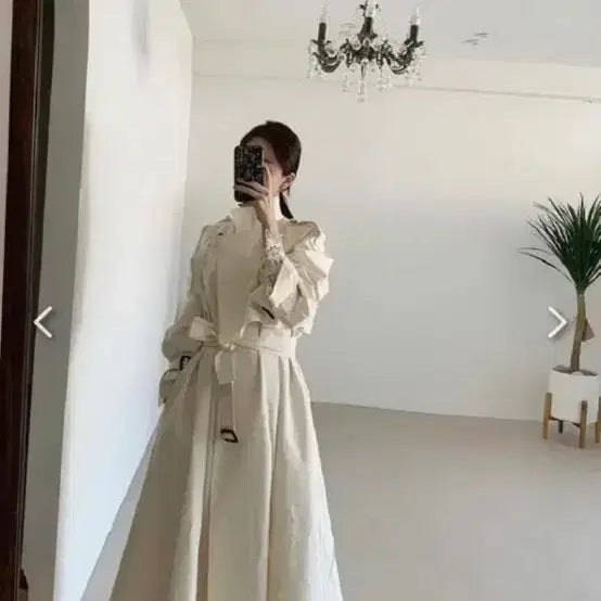 [BUNJANG] Vicinni Dressy Trench Coat / 바이씨니 드레시 트렌치코트
