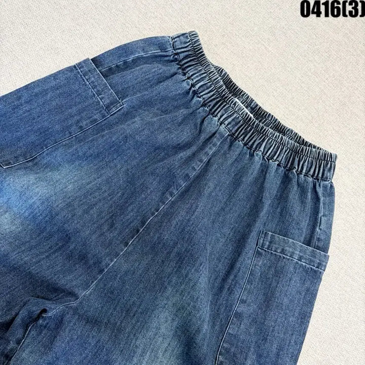 [SOLD OUT] Normal 롤업 와이드 데님 팬츠 0416(3)