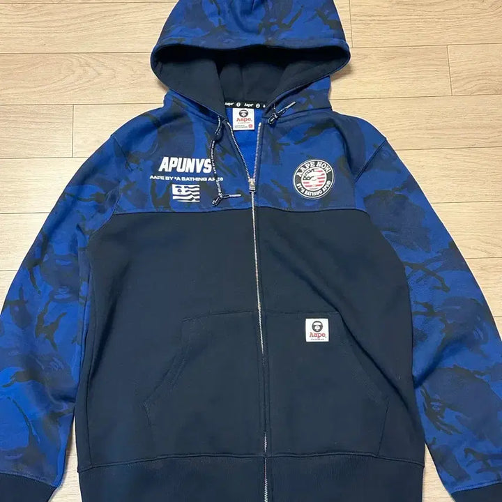 [BUNJANG] Aape Hooded Zip-up Jacket (L) / Aape 에이프 후드 집업 L