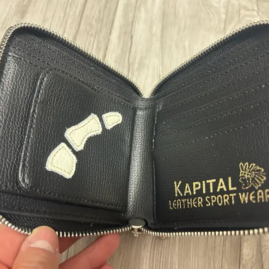 [BUNJANG] Capital Black Leather Wallet / 캐피탈 본지갑 블랙