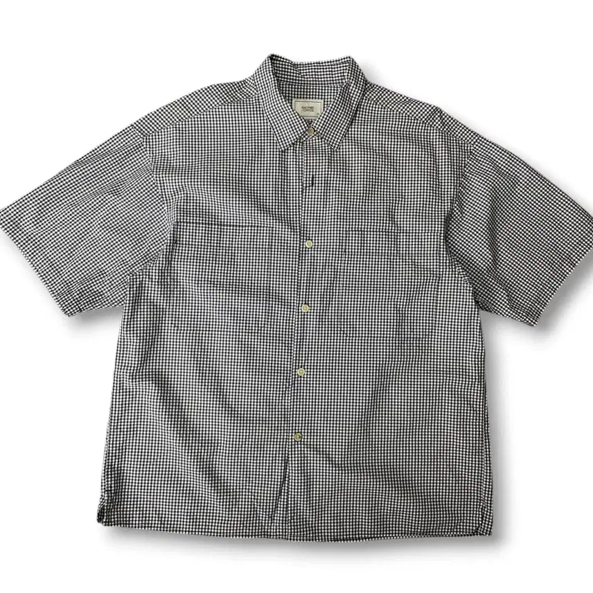 [SOLD OUT] 어나더오피스 깅엄 체크 반팔셔츠 M