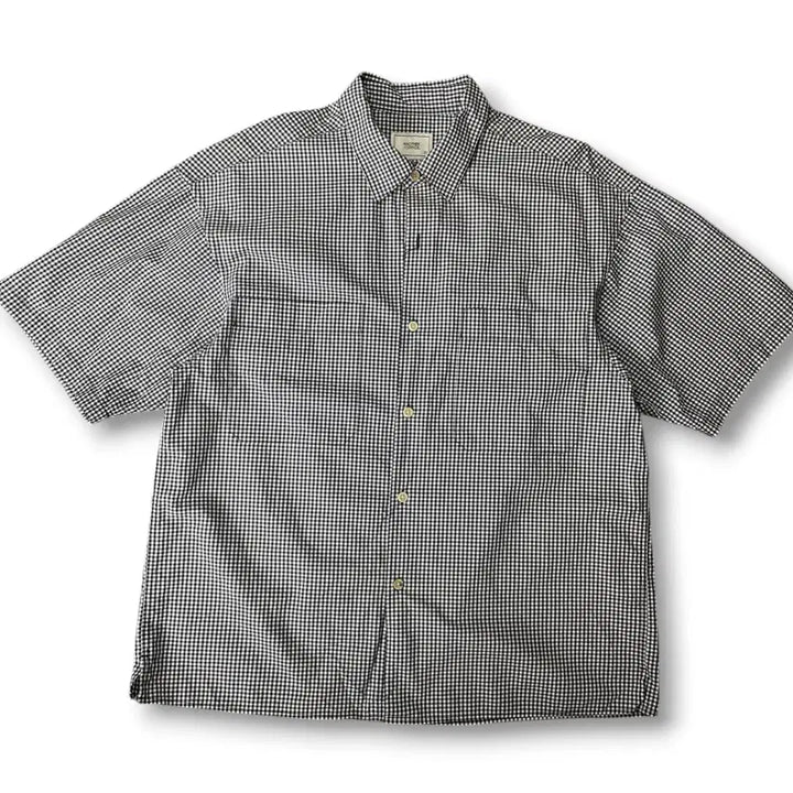 [SOLD OUT] 어나더오피스 깅엄 체크 반팔셔츠 M