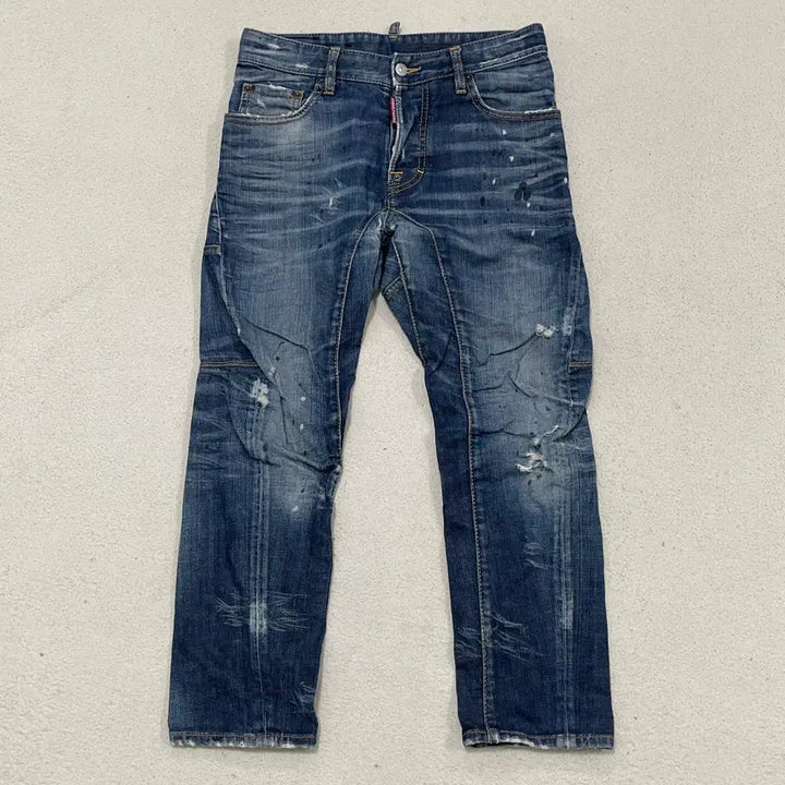 [BUNJANG] Dsquared2 Washed Tight Biker Jeans / 42 디스퀘어드2 워싱 타이트 바이커 청바지 0417-1