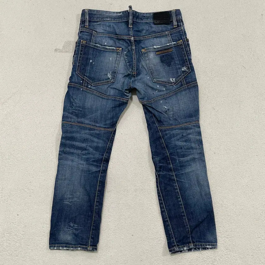 [BUNJANG] Dsquared2 Washed Tight Biker Jeans / 42 디스퀘어드2 워싱 타이트 바이커 청바지 0417-1