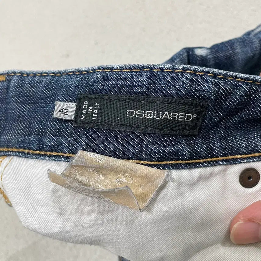 [BUNJANG] Dsquared2 Washed Tight Biker Jeans / 42 디스퀘어드2 워싱 타이트 바이커 청바지 0417-1