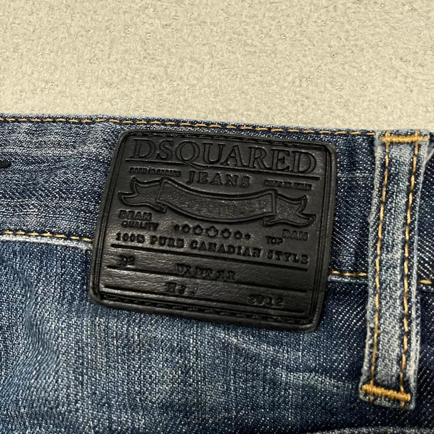 [BUNJANG] Dsquared2 Washed Tight Biker Jeans / 42 디스퀘어드2 워싱 타이트 바이커 청바지 0417-1