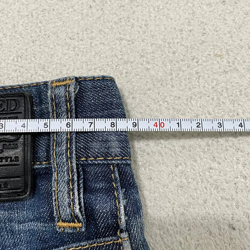 [BUNJANG] Dsquared2 Washed Tight Biker Jeans / 42 디스퀘어드2 워싱 타이트 바이커 청바지 0417-1