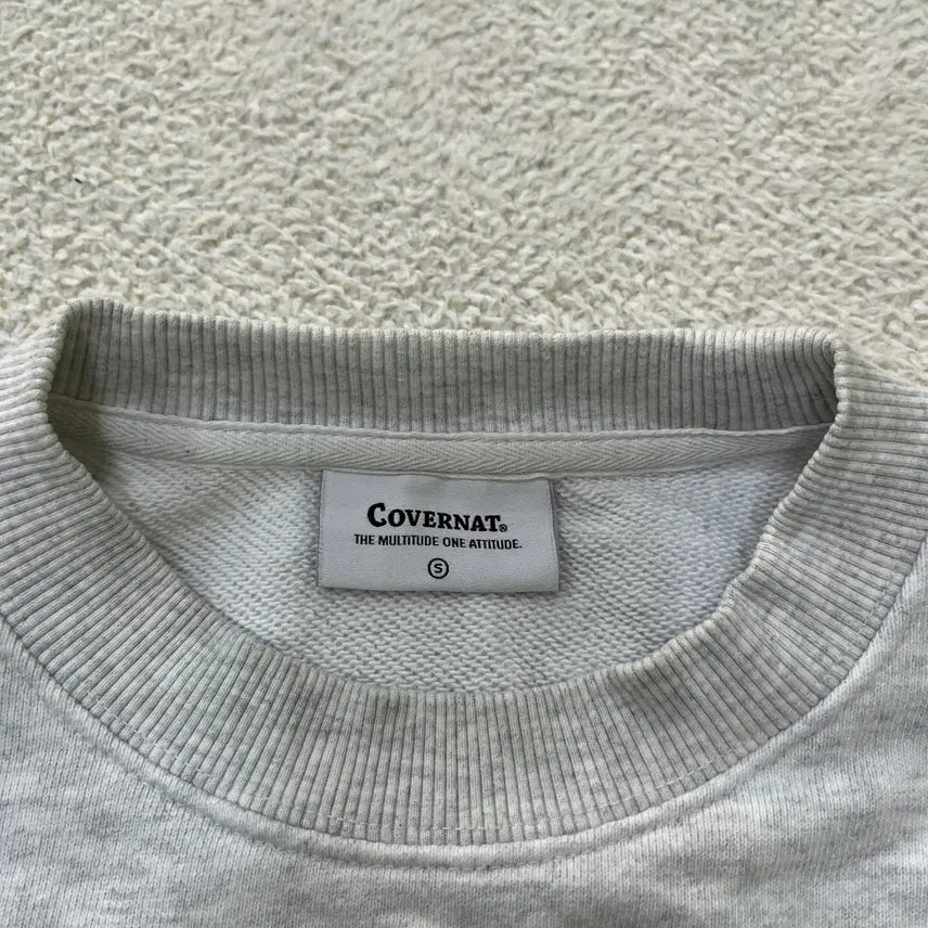 [BUNJANG] Covernat Small Logo Sweatshirt / S 커버낫 스몰로고 맨투맨 0414M