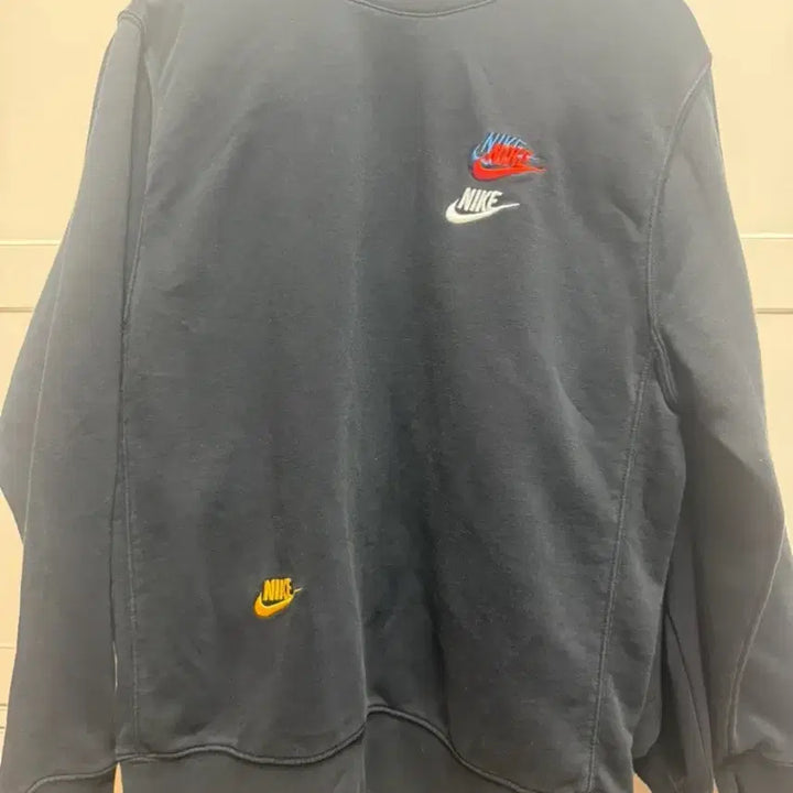 [BUNJANG] Nike Multi Swoosh Sweatshirt Black / 나이키 멀티 스우시 맨투맨 블랙