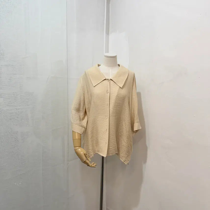 [BUNJANG] From Beginning Big Collar Blouse / 프롬비기닝 빅카라 블라우스 셔츠 3407
