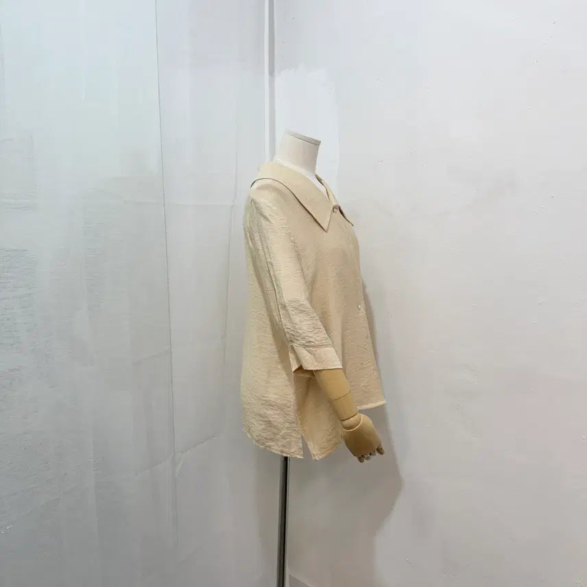 [BUNJANG] From Beginning Big Collar Blouse / 프롬비기닝 빅카라 블라우스 셔츠 3407